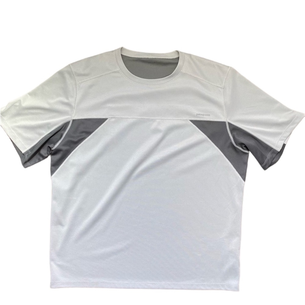 Patagonia Men’s T-Shirt Vented XL Outdoor Athletic Short Sleeve Gray